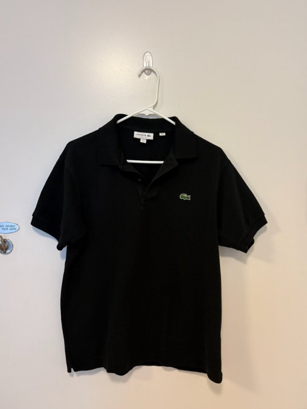 Black Lacoste Polo 4 Medium